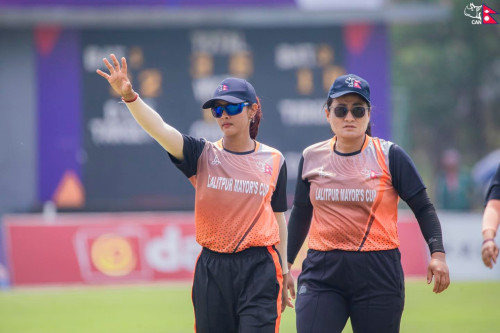 ललितपुर मेयर्स कप महिला क्रिकेटमा एपीएफको लगातर तेस्रो जित