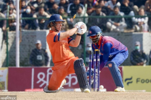 क्रिकेट लिग–टू मा नेपाल नेदरल्यान्ड्ससँग ८ विकेटले पराजित
